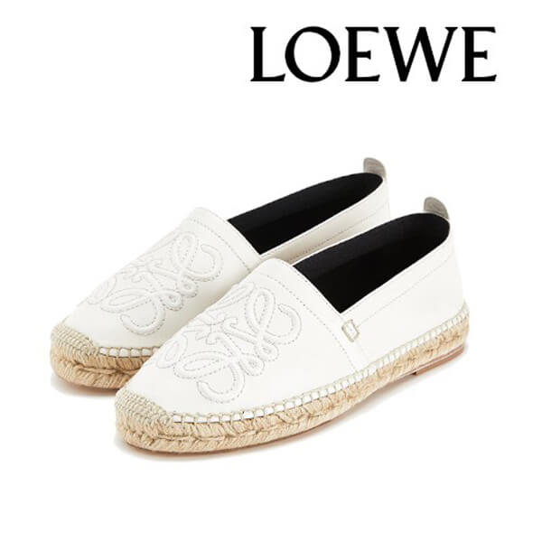 【ロエベ】ロエベ シューズ 偽物☆anagram espadrille アナグラムエスパドリーユ 453.10.344/5/6/7