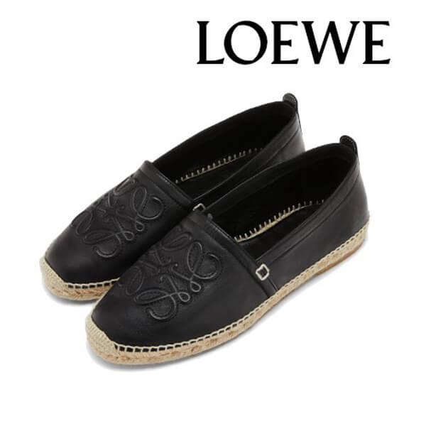 【ロエベ】ロエベ シューズ 偽物☆anagram espadrille アナグラムエスパドリーユ 453.10.344/5/6/7