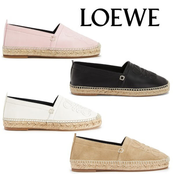 【ロエベ】ロエベ シューズ 偽物☆anagram espadrille アナグラムエスパドリーユ 453.10.344/5/6/7