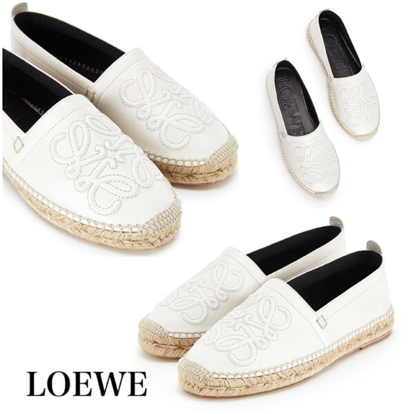 【ロエベ】ロエベ シューズ 偽物☆anagram espadrille アナグラムエスパドリーユ 453.10.344/5/6/7