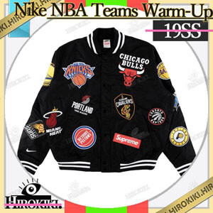 シュプリーム ナイキ コピー エヌビーエー チーム ウォーム アップ ジャケット シュプリーム × ナイキ NBA Teams Warm-Up Jacket ナイキ Black