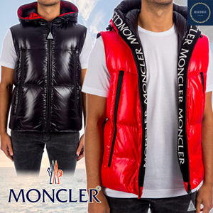 ◆VIP◆MONCLER◆AGNEAUX ダウンベスト/ジレ レッド 1A51C 00 68950 455