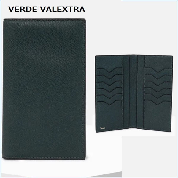 【Valextraヴァレクストラ】PORTAFOGLIO VERTICALE BIFOLD 16色 SGNL0021028L99WF99 -BC