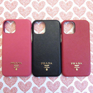 送料込【PRADA】NEW♪サフィアーノレザーiPhone11 Pro MAXケース