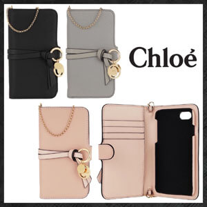 【Chloe】ALPHABET チェーンストラップ スマートフォンホルダー