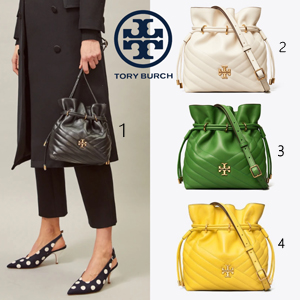 限定Toryburch(トリーバーチ)Kira Chevron ミニバケットバッグ