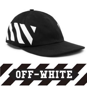 OFF-WHITE Stripe Print オフ ホワイト スーパーコピー キャップ 通販 OMLB008R194000321001