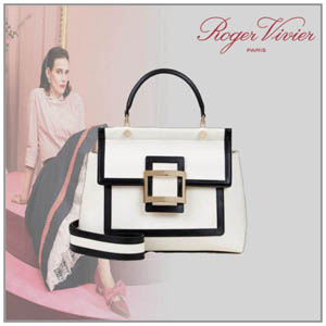 【Roger Vivier】偽物★Viv Cabasマルケトリ バッグRBWAMAAI150XMA