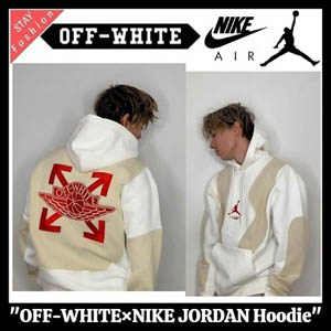 ♦限定コラボ激レア!"OFF-WHITE×ナイキ 偽物 パーカー JORDAN Hoodie"