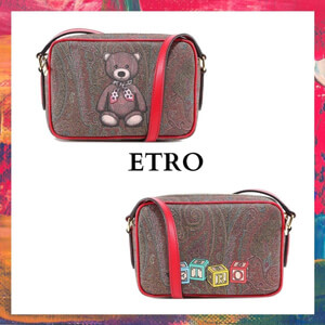 【ETRO】エトロテディベアペイズリークロスボディバッグ コピー