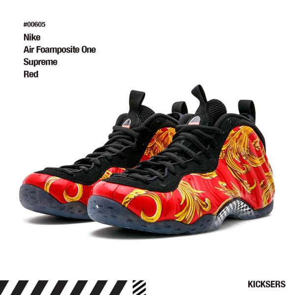 人気話題！フォームポジット 偽物 NIKE Air Foamposite One SP  Supreme Red  SS 14 2014 652792600