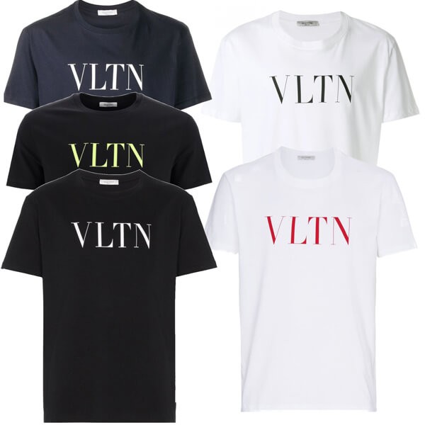 ★人気★ヴァレンティノ VLTN ロゴ Tシャツ 偽物★5色 VV3MG03S72C