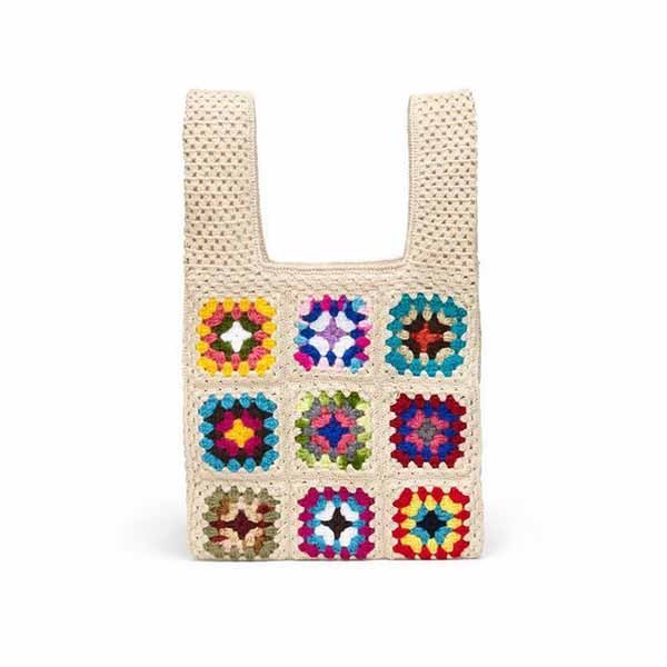 大人気★マルニ マーケット★FLORAL PATCHWORK★CROCHET SHOPPING BAG