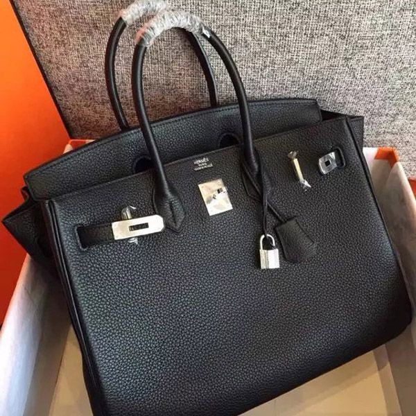 世界中で大人気♪即発【エルメス】Birkin25 ブラック SV金具 Y刻 トゴ