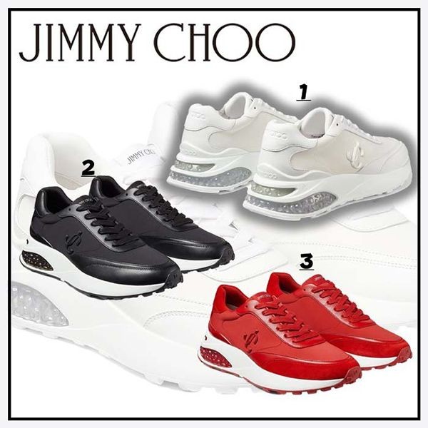 ★Jimmy choo スーパーコピーネオプレン&レザー ローカットスニーカー MEMPHISLACEUPMVZY081118