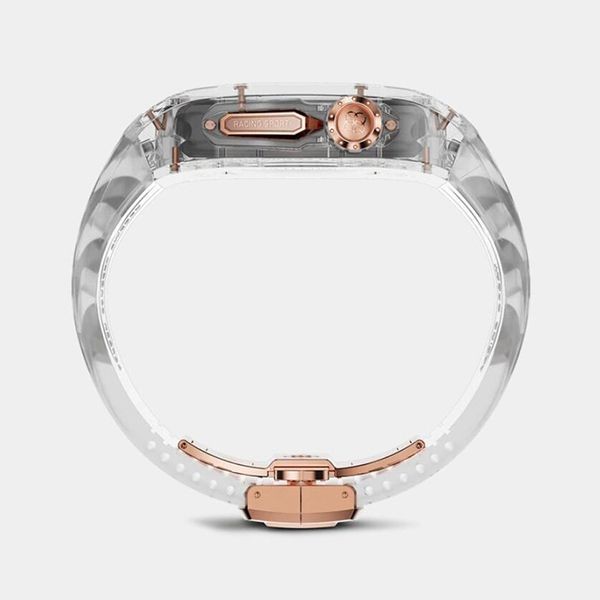 goldenconcept 偽物 Apple Watch Case - RSTR45 - CRYSTAL ROSE