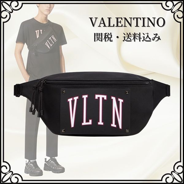 ヴァレンティノ 偽物 VLTN ナイロン ベルトバッグ YB0B94KIP_N78