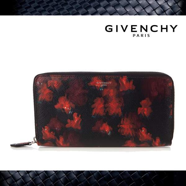 【GIVENCHY】ジバンシィスーパーコピー ★花柄ジップアラウンド財布