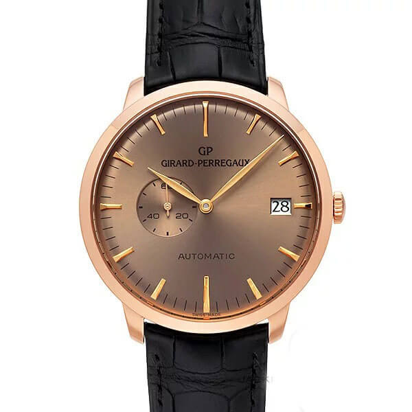 ジラール・ペルゴ GIRARD PERREGAUX 1966 デイト & スモールセコンド 49543-52-B31-BK6A