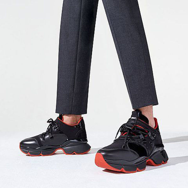 大人気♪入手困難 Christian Louboutin ルブタン Red Runner　スニーカー メンズ 多色 1190541BK01