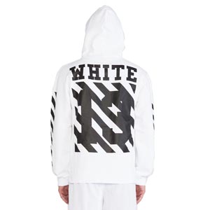 ホワイト オフ ホワイト パーカー 偽物激安 OFF WHITE SKULL CARAVAGGIO DIAGONALS HOODIE PARKA