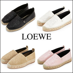 20/21★ロエベ★ロエベ Anagram Espadrille フラットシューズ453.10.346