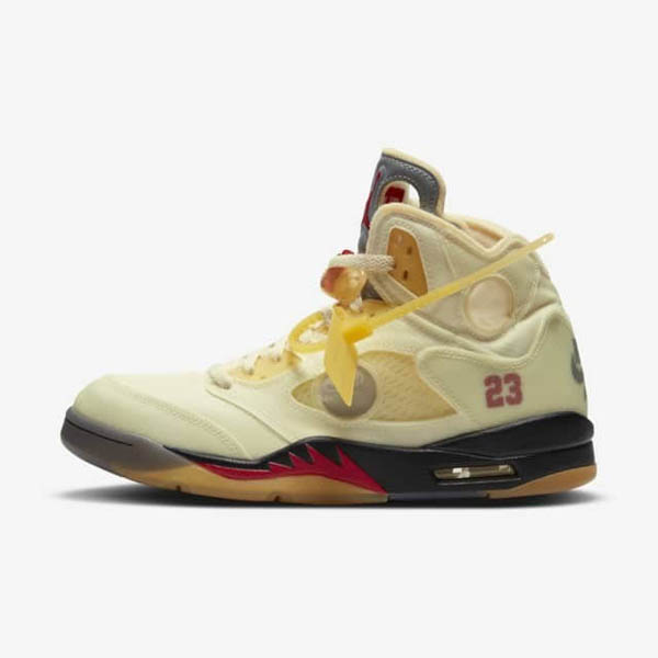 ナイキ× Off-White 偽物 / Air Jordan5 Sail エアジョーダン5 セイル