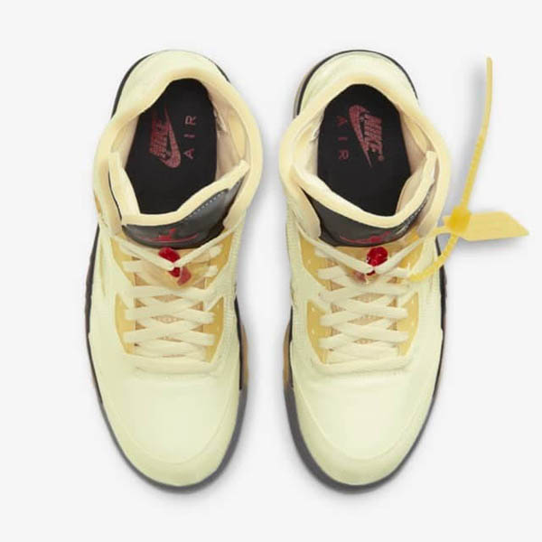 ナイキ× Off-White 偽物 / Air Jordan5 Sail エアジョーダン5 セイル