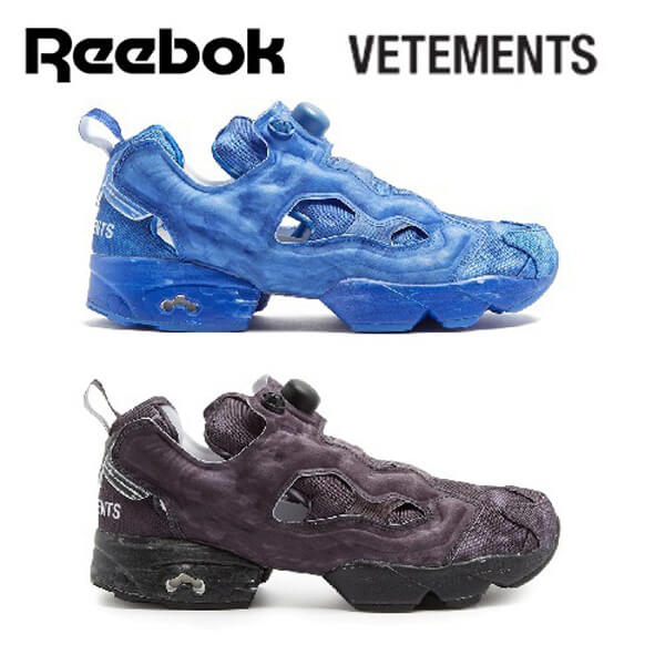 関送込☆ヴェトモン X Reebok コラボ InstaPump Fury スニーカー コピー