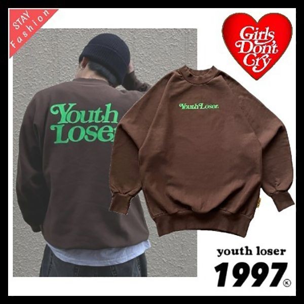 ♦限定コラボガールズドントクライ×Youth Loser97 スウェット 偽物