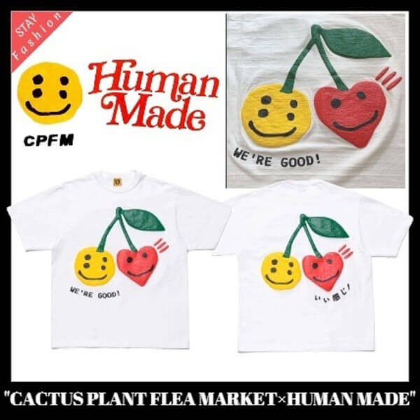 ☆限定コラボ激レア!ヒューマンメイド×Cactus Plant Flea Market Tee