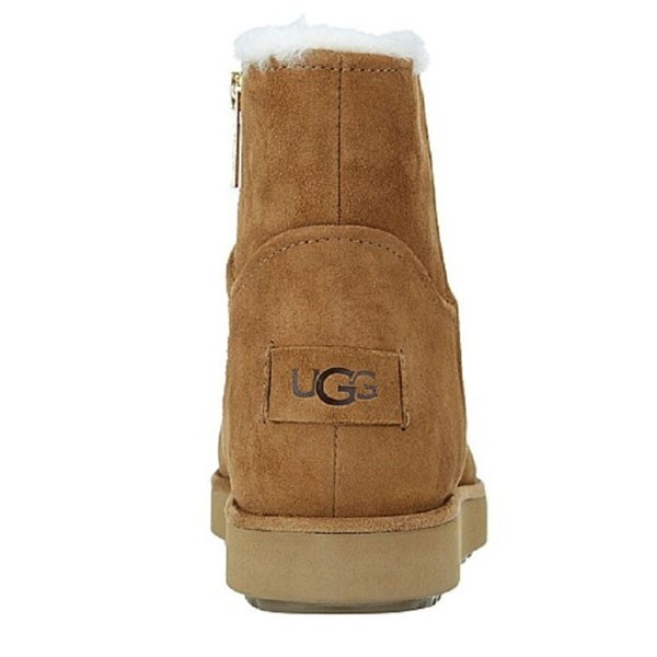 ☆人気☆UGGショートブーツ偽物☆Zip-up Suede Mini Boot.s (Classic Mini BLVD)☆