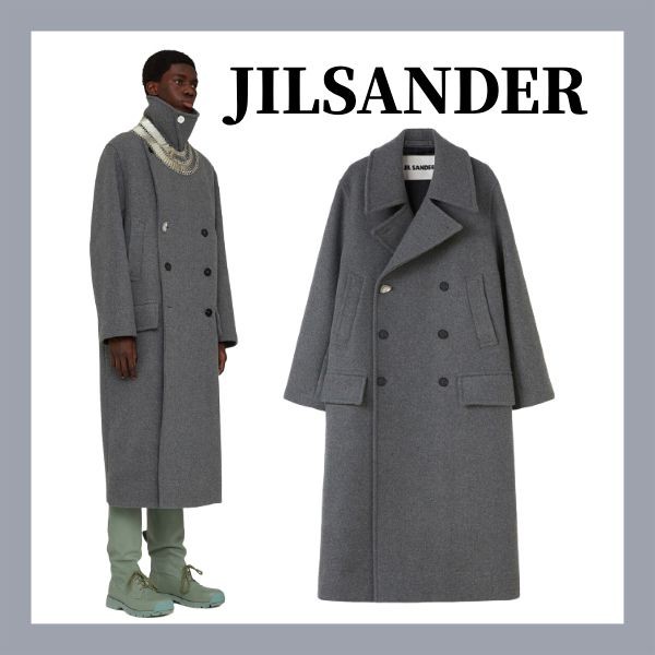 ★JILSANDER スーパーコピー★ダブル！1つメタリックボタン！ミリタリーコート★JSMT430201-MT200500